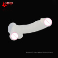Transparent Clear Dildos Realistic Silicone Fake Femme Vagina Sex Toys (DYAST412mA-T)